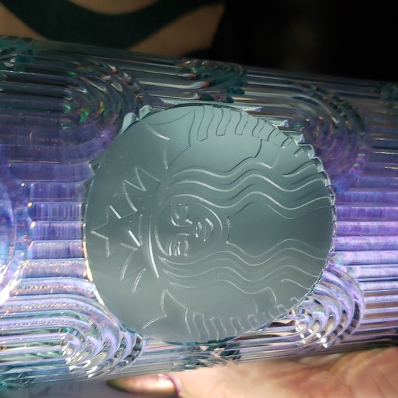 NWT Set of 2 Starbucks Aqua colored Mermaid Tail Tumblers 24 oz. - Picture 7 of 8